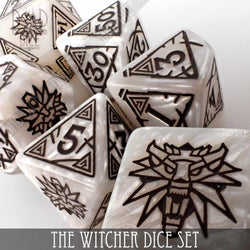 The Witcher Dice Set and Coin - Geralt (Online Order Only)