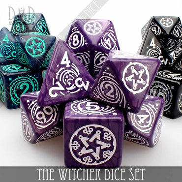 The Witcher Dice Set and Coin - Yennefer (Online Order Only)