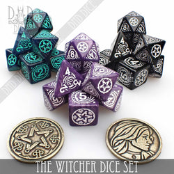 The Witcher Dice Set and Coin - Yennefer (Online Order Only)