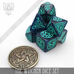 The Witcher Dice Set and Coin - Yennefer (Online Order Only)