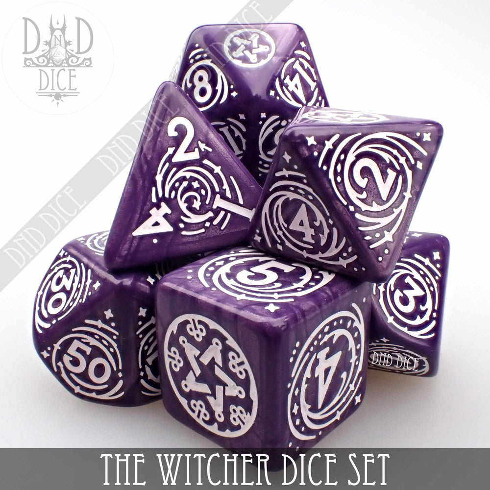 The Witcher Dice Set and Coin - Yennefer (Online Order Only)