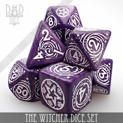 The Witcher Dice Set and Coin - Yennefer (Online Order Only)
