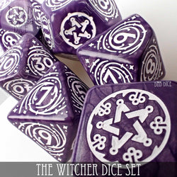 The Witcher Dice Set and Coin - Yennefer (Online Order Only)