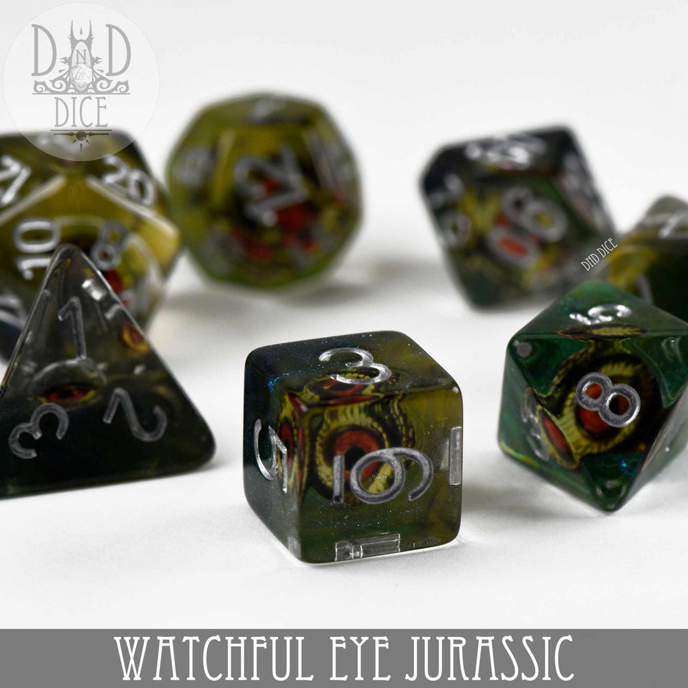 Watchful Eye - Jurassic Dice Set (Online Order Only)
