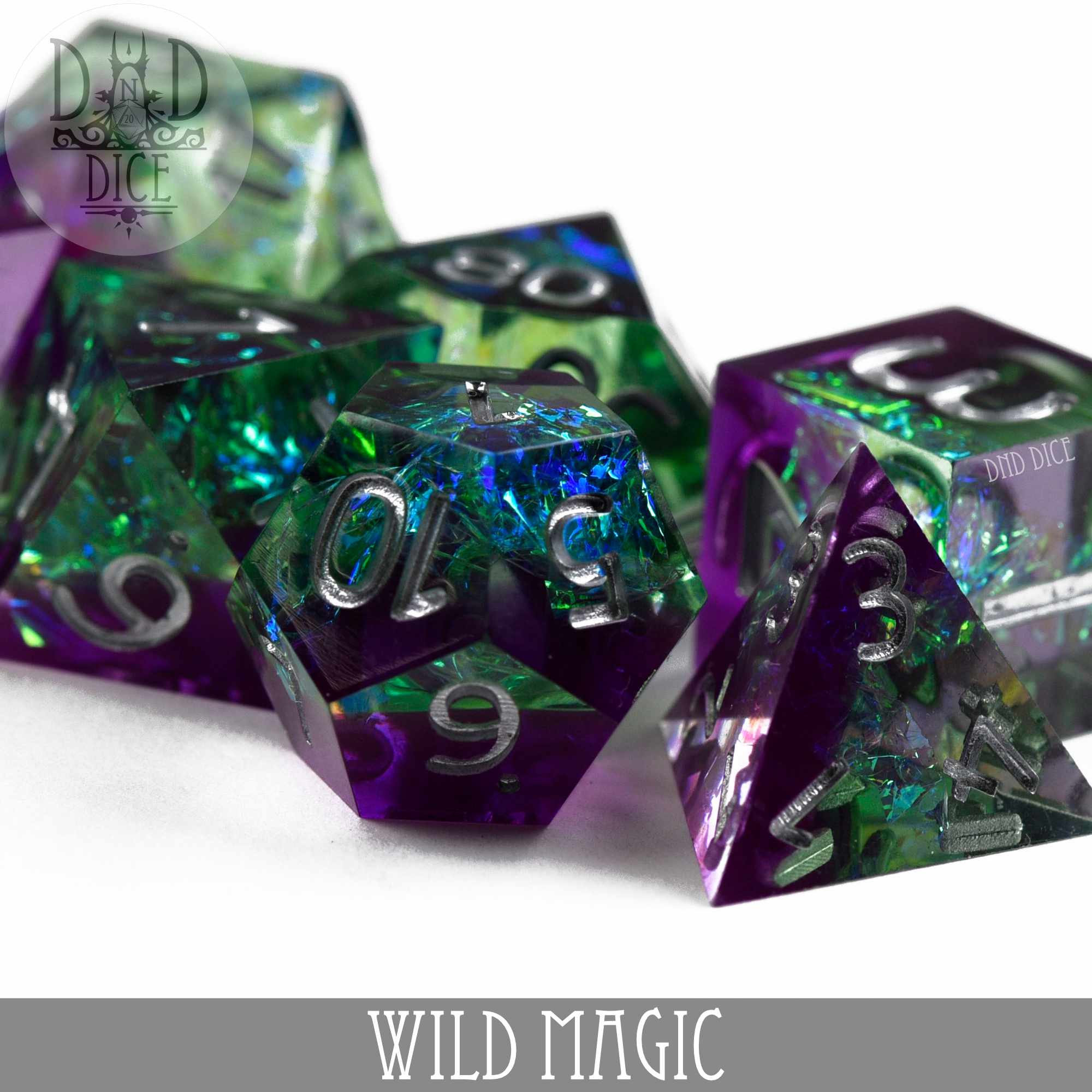 Wild Magic Handmade Dice Set (Online Order Only)