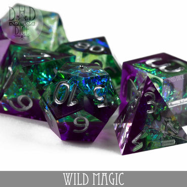 Wild Magic Handmade Dice Set (Online Order Only)