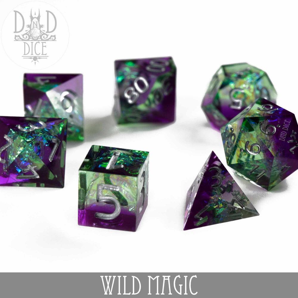 Wild Magic Handmade Dice Set (Online Order Only)