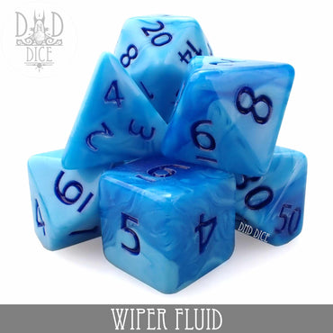 Wiper Fluid Dice Set (Online Order Only)
