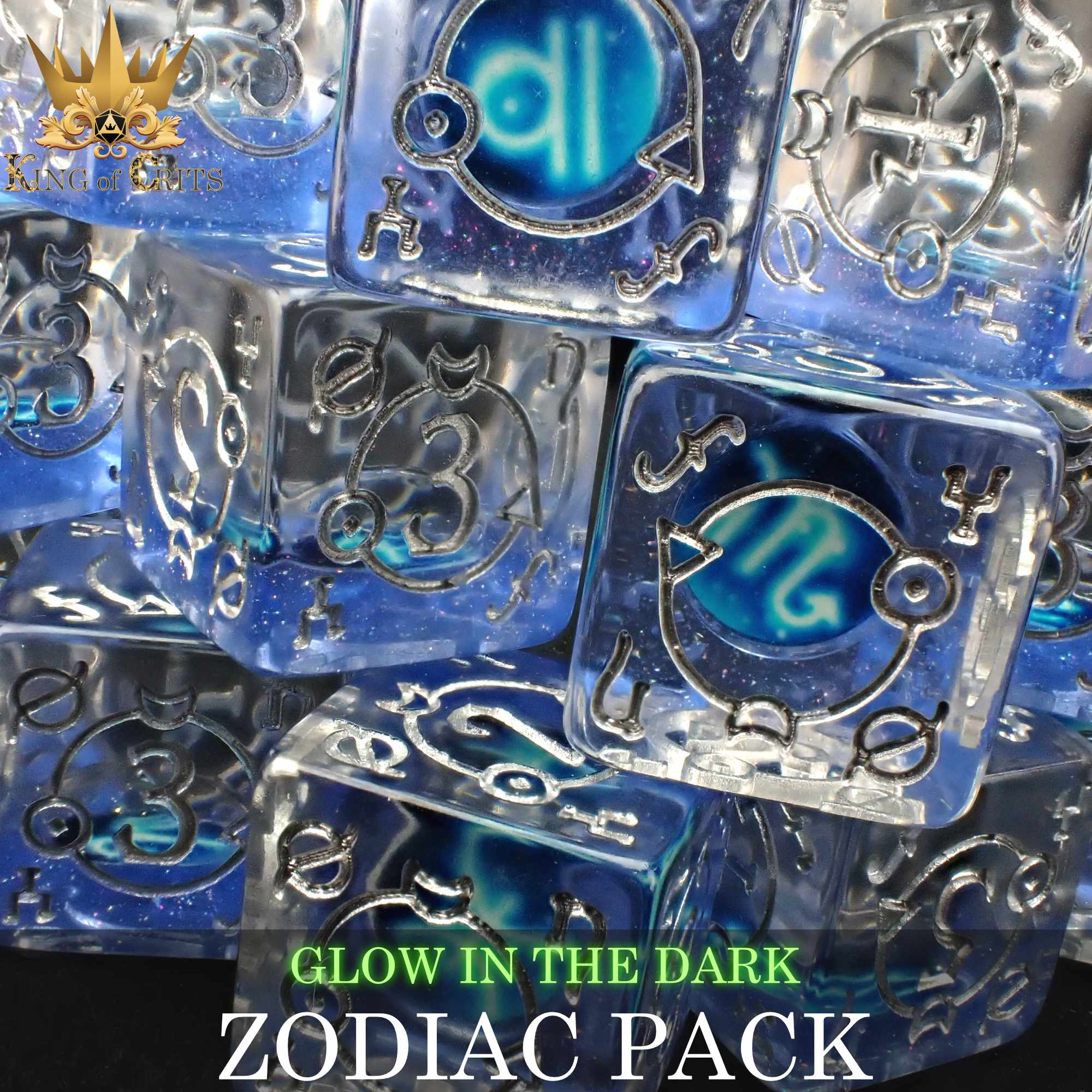 Zodiac Pack 12D6 Dice Set (Gift Box) (Online Order Only)