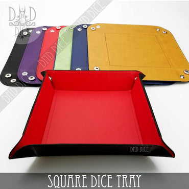Square Dice Tray (6 Colors) (Online Order Only)