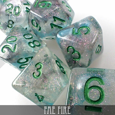 Fae Fire Dice Set (Online Order Only)