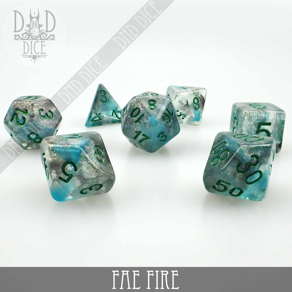Fae Fire Dice Set (Online Order Only)