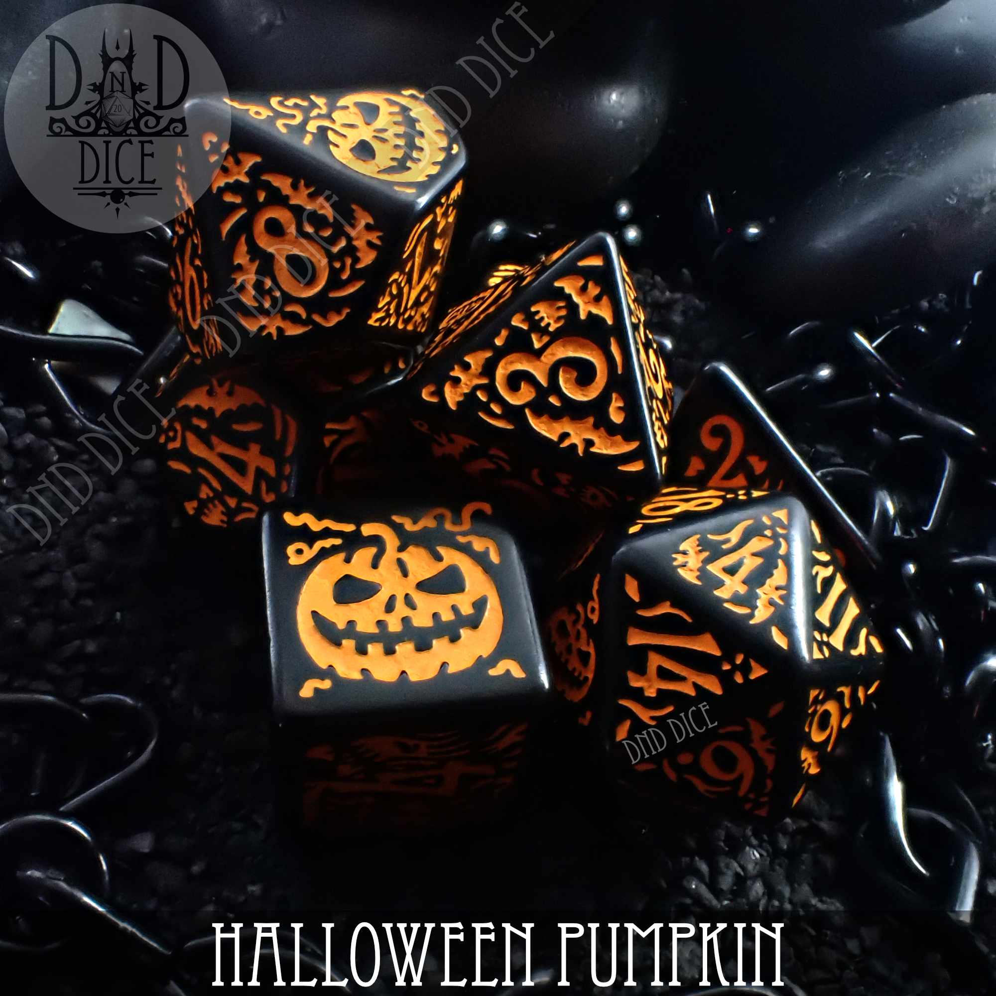 Halloween Pumpkin Dice Set (Online Order Only)