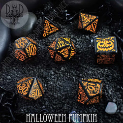 Halloween Pumpkin Dice Set (Online Order Only)
