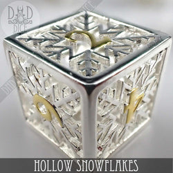 Snowflakes Metal Dice Set (Gift Box) (Online Order Only)