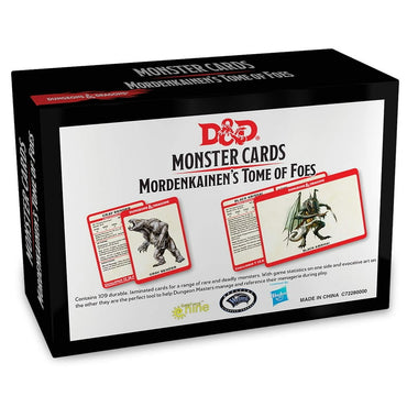 D&D: Monster Cards - Mordenkainen's Tome of Foes (ONLINE ORDER ONLY)