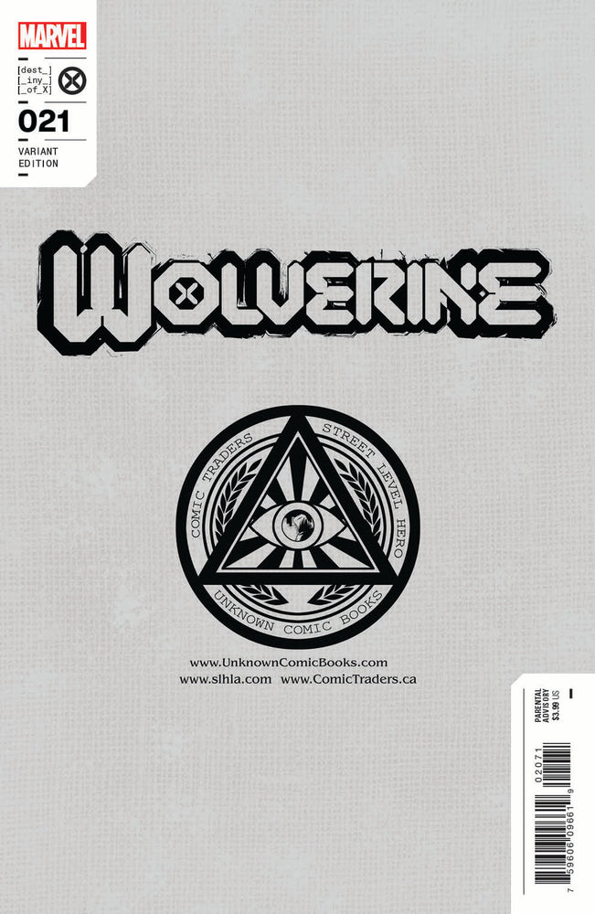 Wolverine 21 Unknown Comics Felipe Massafera Exclusive Var (05/18/2022) (ONLINE ORDER ONLY)