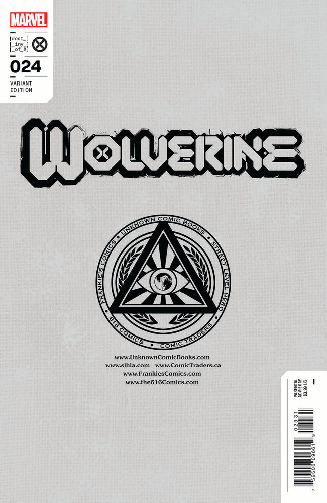 Wolverine #24 Unknown Comics Tony Daniel Exclusive Virgin Var (09/07/2022) (ONLINE ORDER ONLY)