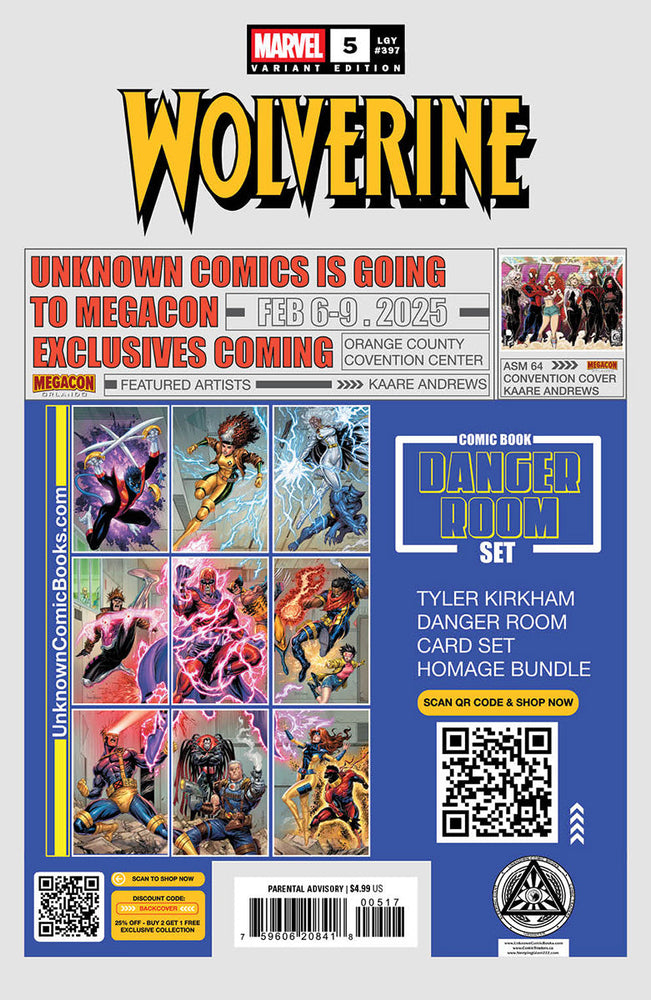 Wolverine #5 Unknown Comics Ejikure Exclusive Virgin Var (01/08/2025) (ONLINE ORDER ONLY)