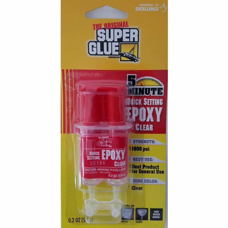 WONDS056 Convenient 5 Minute 0.2 Ounce Quick Setting Clear Epoxy (ONLINE ORDER ONLY)