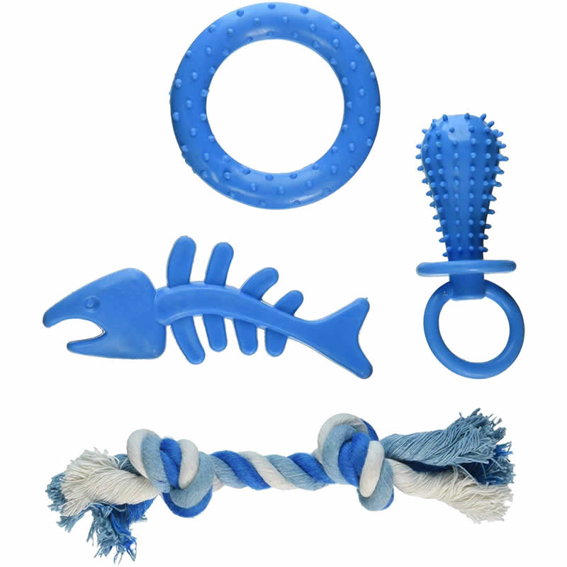 WONDSOF653 Puppy Toy and Teeth Cleaning Set Wondertrail (ONLINE ORDER ONLY)