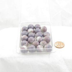 WONGM027 Blueberry Swirl Marbels 14mm Glass Marbles Pack of 20 (ONLINE ORDER ONLY)