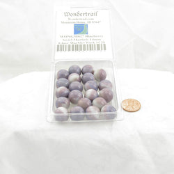 WONGM027 Blueberry Swirl Marbels 14mm Glass Marbles Pack of 20 (ONLINE ORDER ONLY)