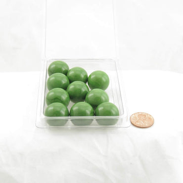 WONGM157 Green 19mm Glass Marbles Pack of 10 Wondertrail (ONLINE ORDER ONLY)