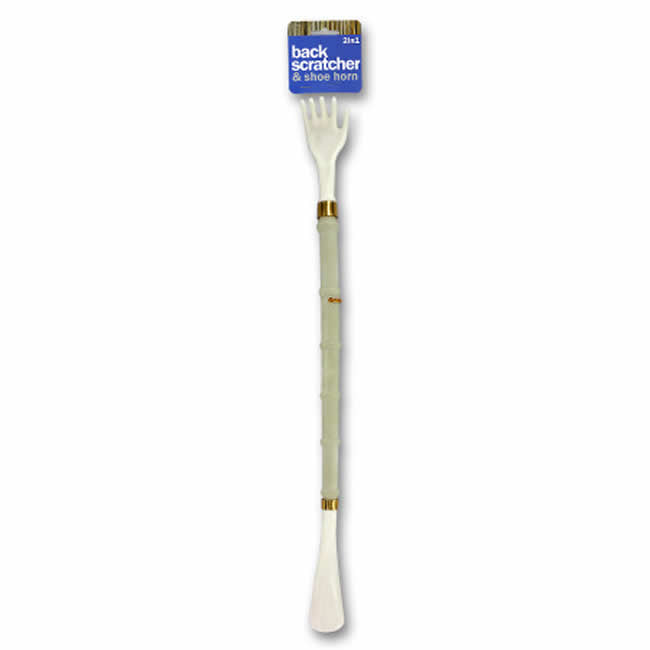 WONKGH001 2 in 1 Back Scratcher and Shoe Horn 19.75 Inches Long (ONLINE ORDER ONLY)