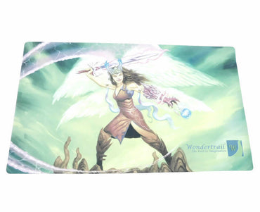 WONPM03 Earthy Angel With Sword Playmat With Wondertrail Logo (ONLINE ORDER ONLY)