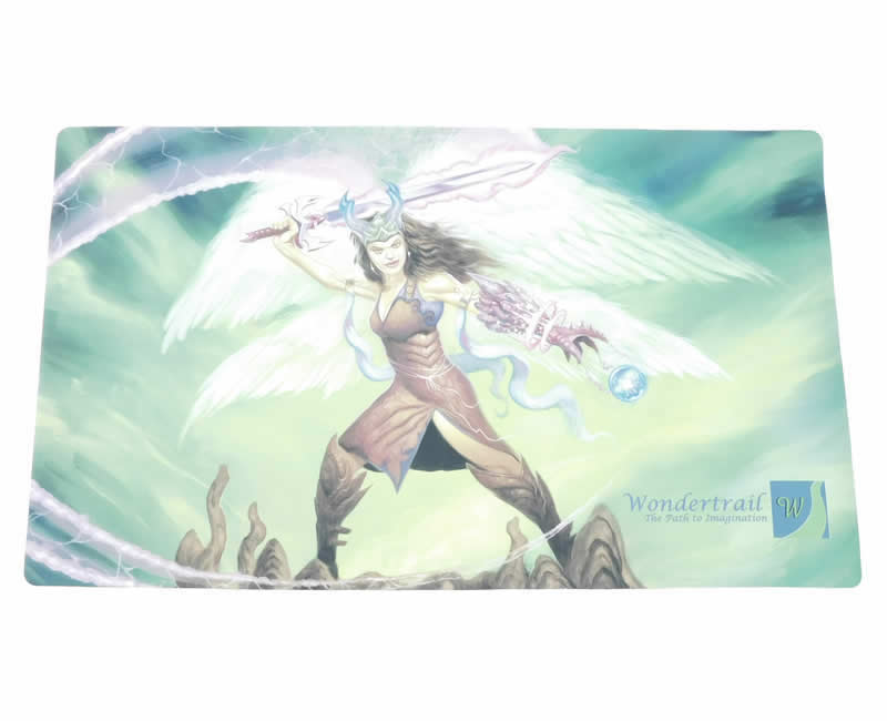 WONPM03 Earthy Angel With Sword Playmat With Wondertrail Logo (ONLINE ORDER ONLY)