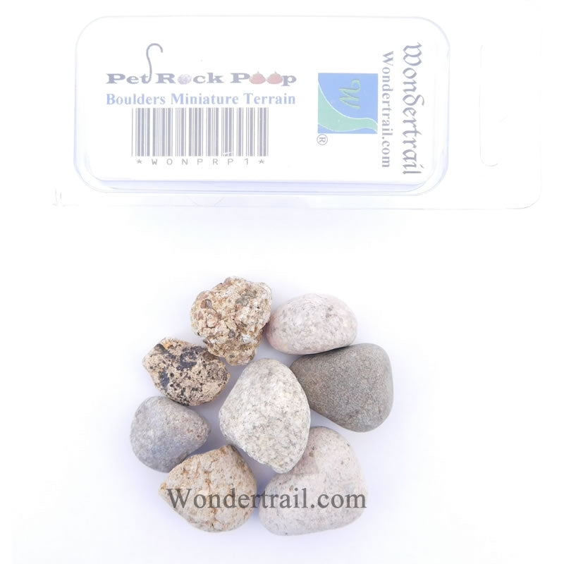 WONPRP1 Boulders Miniature Terrain Pet Rock Poop Series (ONLINE ORDER ONLY)