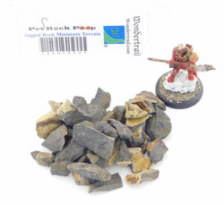 WONPRP2 Jagged Rock Miniature Terrain Pet Rock Poop Series (ONLINE ORDER ONLY)