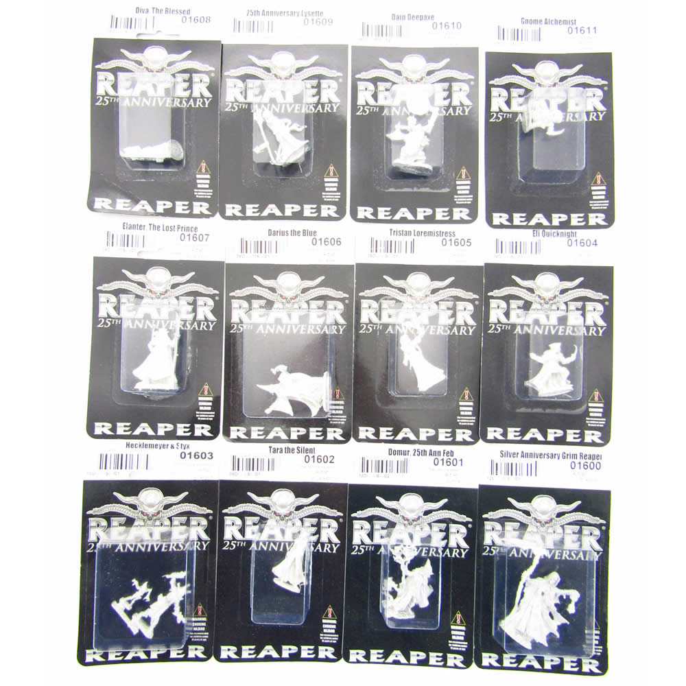 WONRP7517 Reaper 25th Anniversary Miniature Set Reaper Miniatures (ONLINE ORDER ONLY)