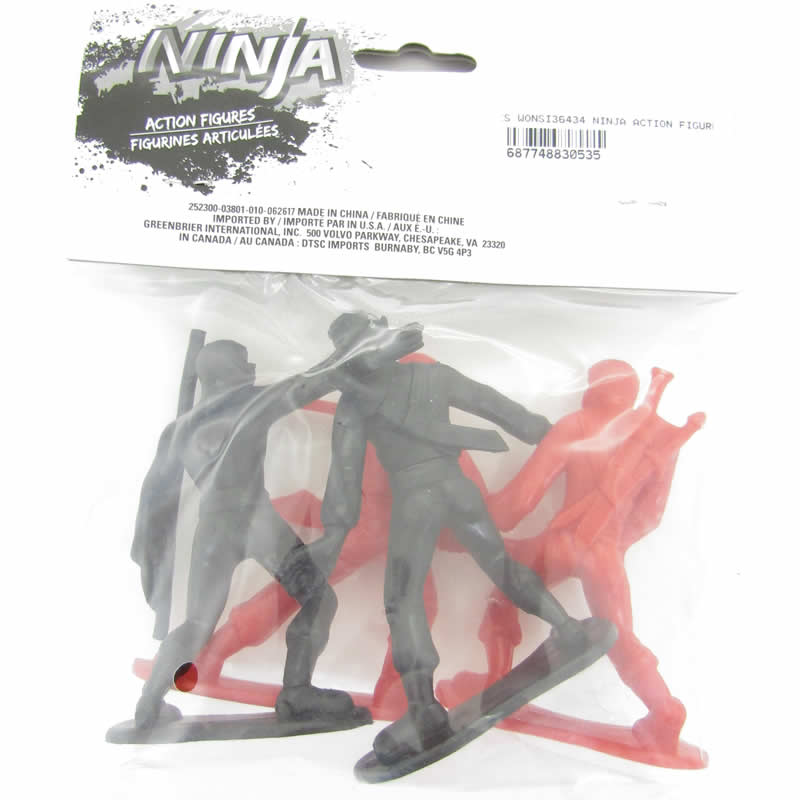 WONSI36434 Ninja Action Figures 4 Pack Wondertrail (ONLINE ORDER ONLY)
