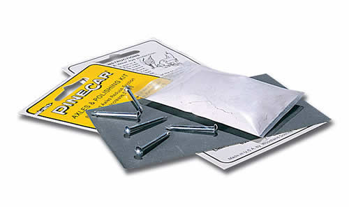 WOOP359 Pinecar Axle Polishing Kit by Woodland Scenics (ONLINE ORDER ONLY)