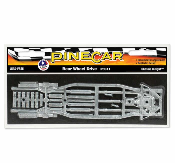 WOOP3911 Rear Wheel Drive Chassis Weight Woodland Scenics (ONLINE ORDER ONLY)