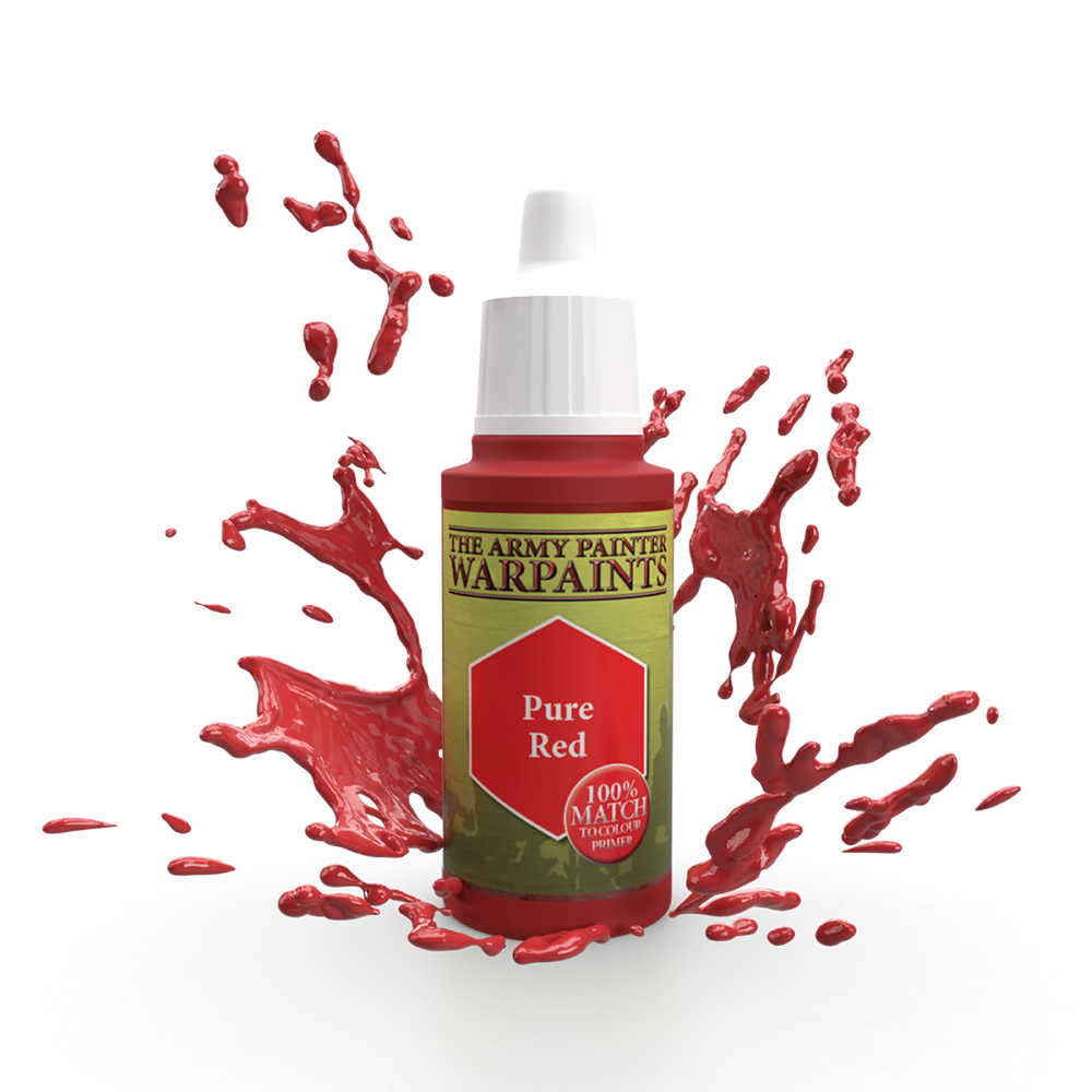 Army Painter Warpaints: Pure Red 18ml (ONLINE ORDER ONLY)