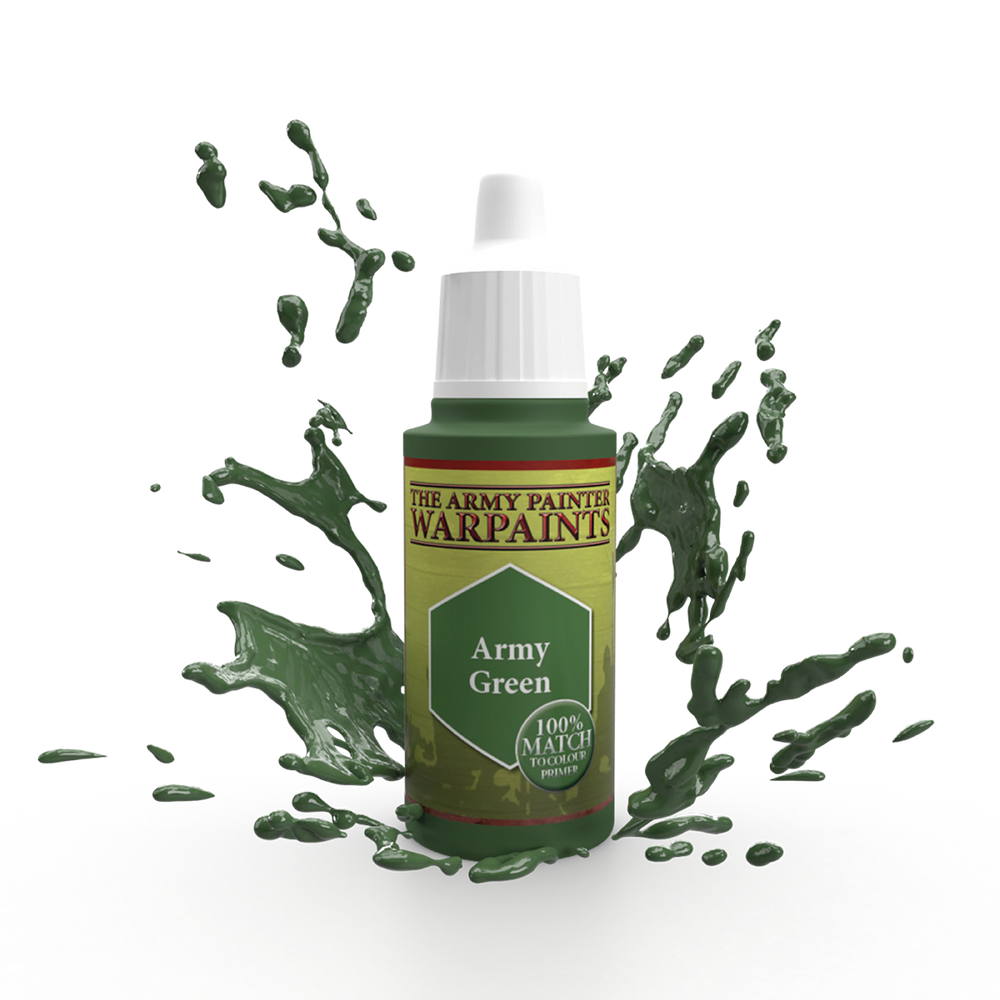 Army Painter Warpaints: Army Green 18ml (ONLINE ORDER ONLY)