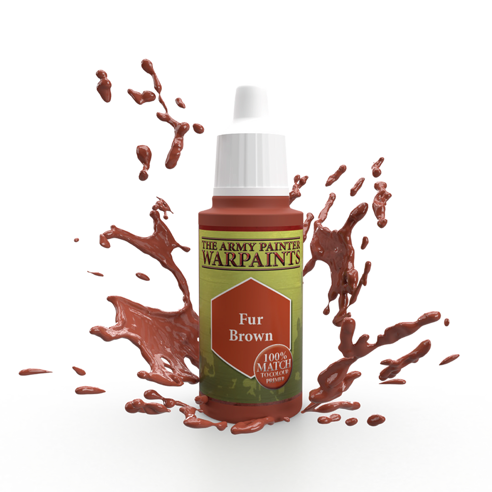 Army Painter Warpaints: Fur Brown 18ml (ONLINE ORDER ONLY)