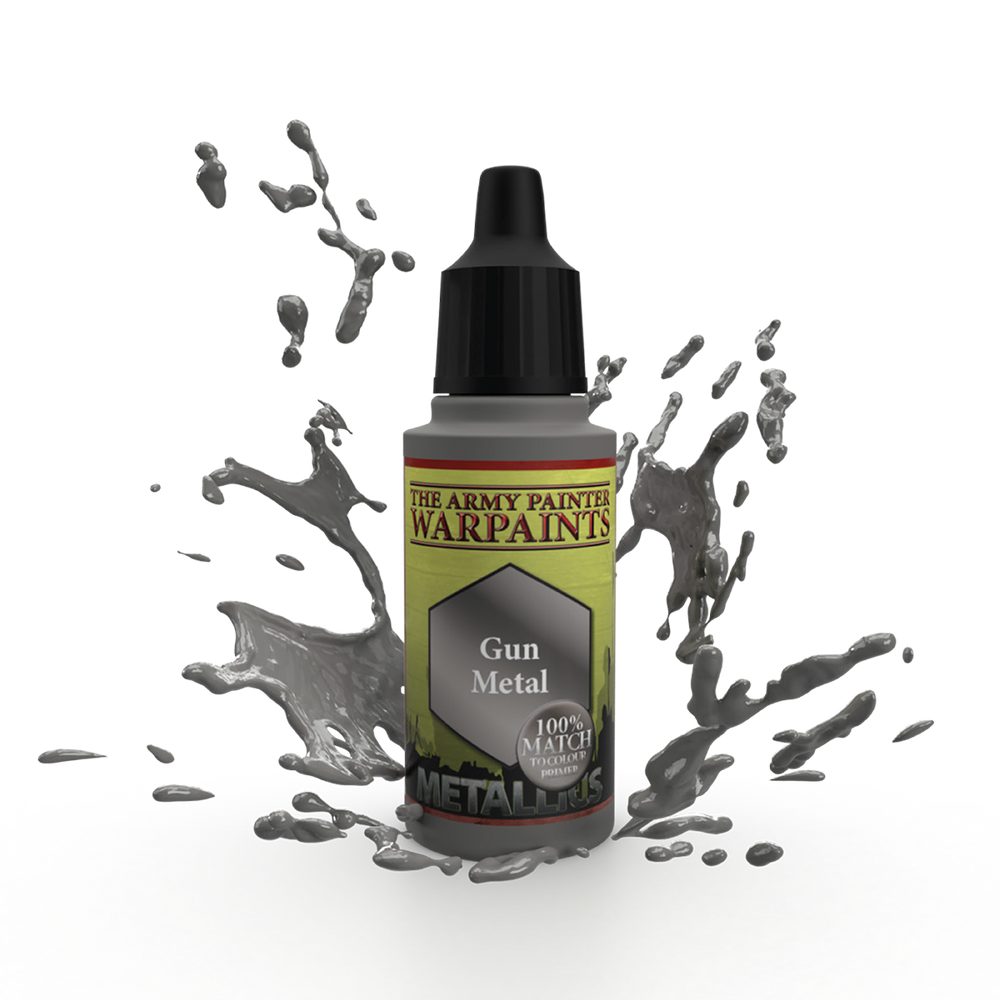 Army Painter Warpaints: Metallics - Gun Metal 18ml (ONLINE ORDER ONLY)