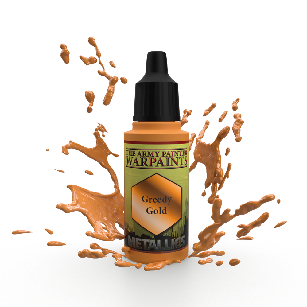 Army Painter Warpaints: Metallics - Greedy Gold 18ml (ONLINE ORDER ONLY)