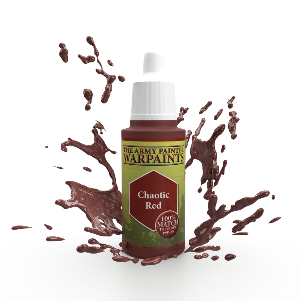 Army Painter Warpaints: Chaotic Red 18ml (ONLINE ORDER ONLY)