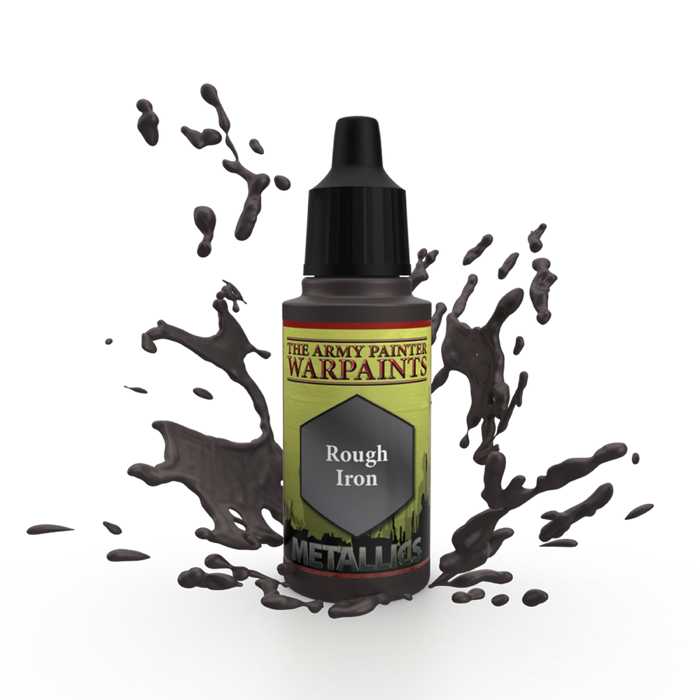Army Painter Warpaints: Metallics - Rough Iron 18ml (ONLINE ORDER ONLY)