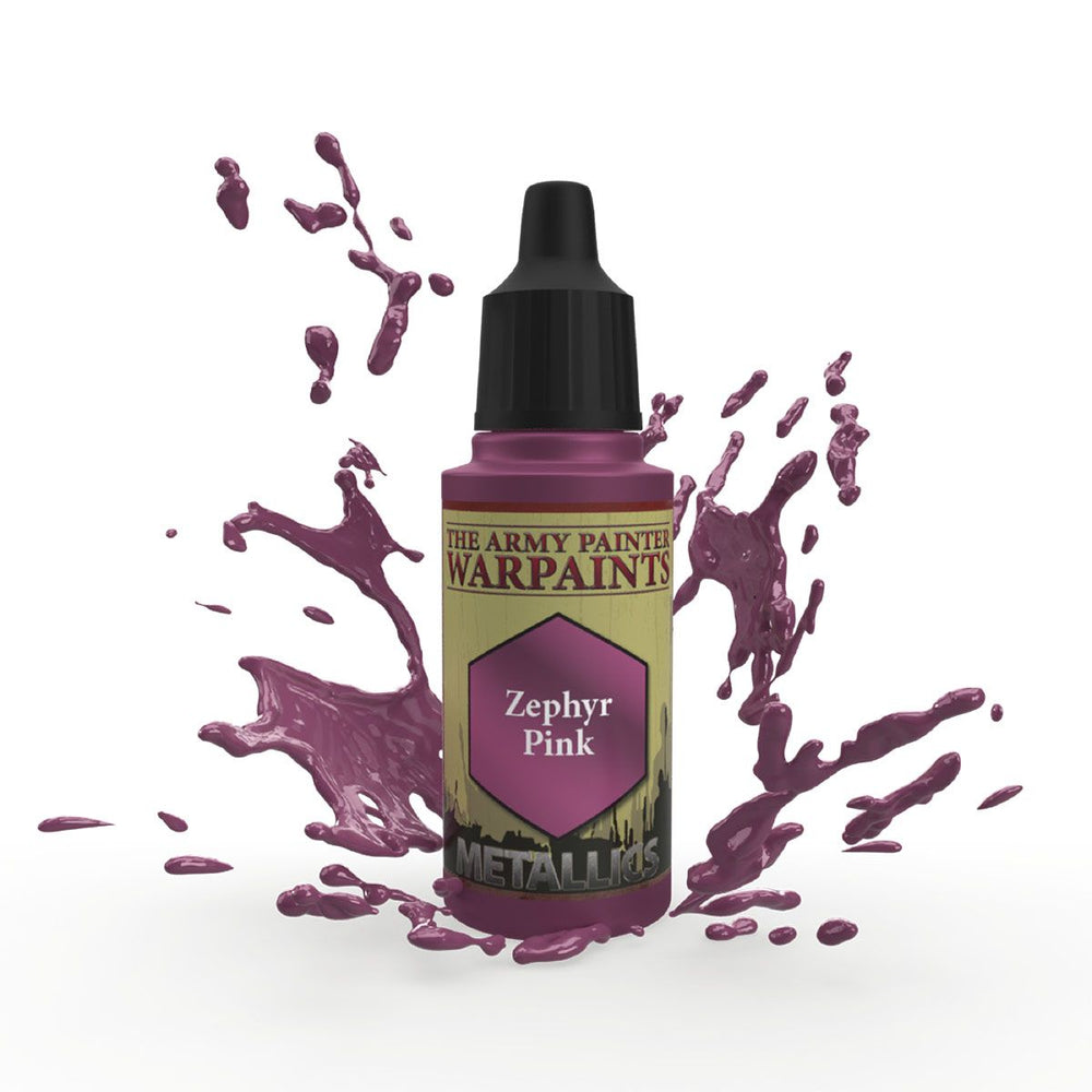 Army Painter Warpaints: Metallics - Zephyr Pink 18ml (ONLINE ORDER ONLY)