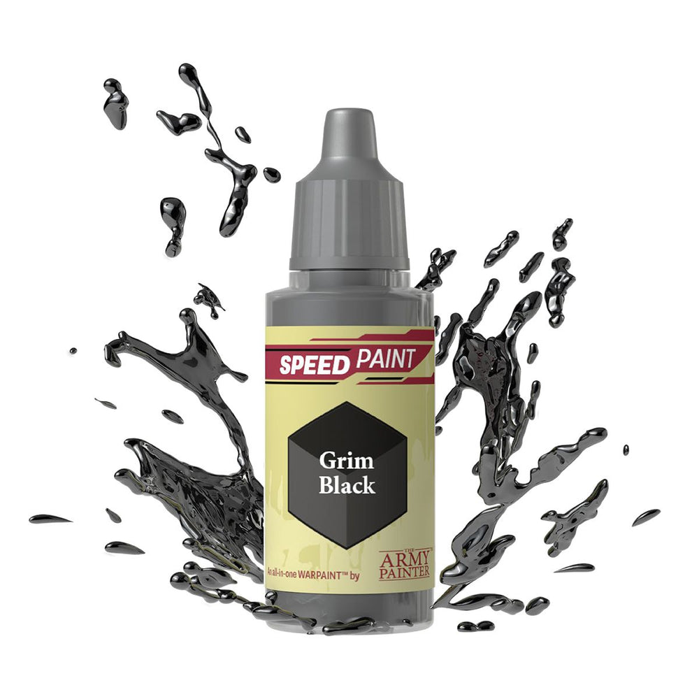 Army Painter Warpaints Speedpaint: Grim Black 18ml (ONLINE ORDER ONLY)