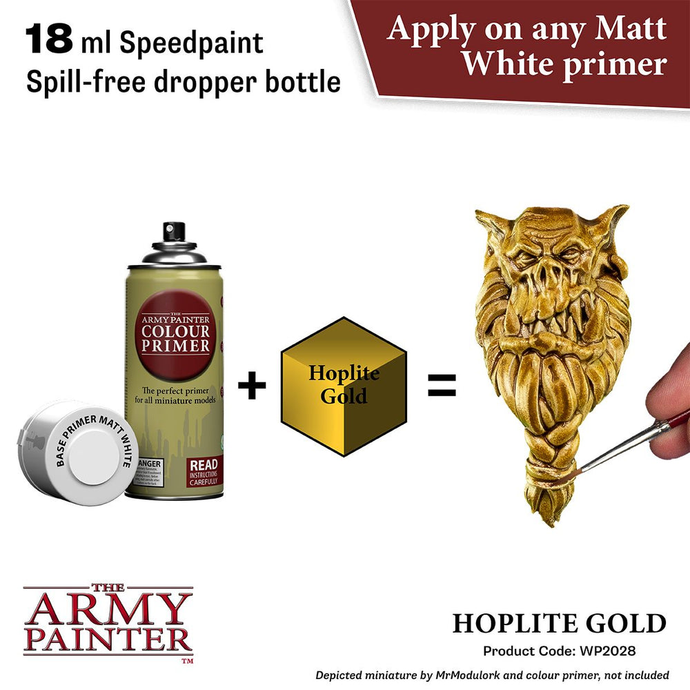 Army Painter Warpaints Speedpaint 2.0: Hoplite Gold 18ml (ONLINE ORDER ONLY)
