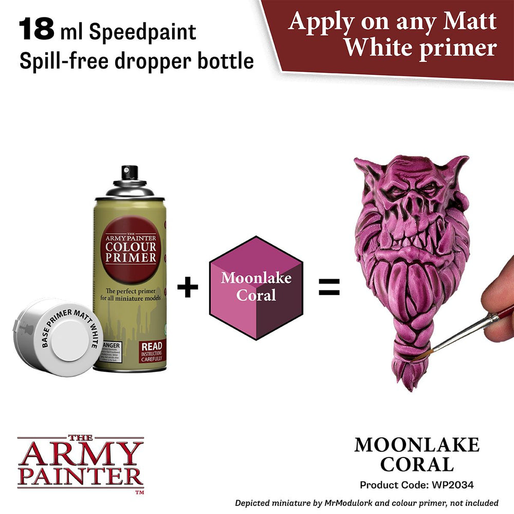 Army Painter Warpaints Speedpaint 2.0: Moonlake Coral 18ml (ONLINE ORDER ONLY)