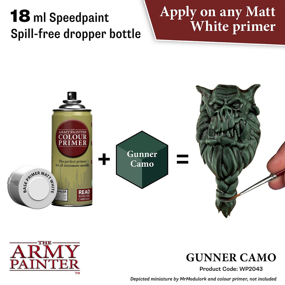 Army Painter Warpaints Speedpaint 2.0:  Gunner Camo 18ml (ONLINE ORDER ONLY)