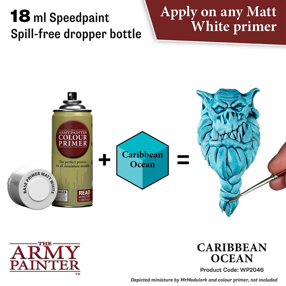 Army Painter Warpaints Speedpaint 2.0: Caribbean Ocean 18ml (ONLINE ORDER ONLY)